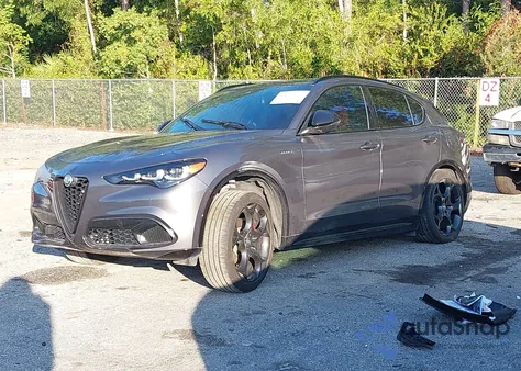 2024 Alfa Romeo Stelvio Veloce Awd from USA, damaged, VIN ZASPAKBNXR7D75924